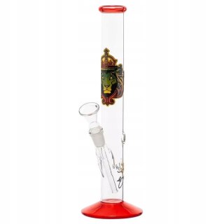 28 cm - Bongo Szklane SMOKING LION | Fajka Wodna z Cybuchem