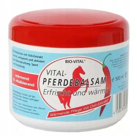 Maść końska Bio-Vital na bóle mięśniowo-stawowe 500 ml ROZGRZEWAJĄCA Maść końska Bio-Vital na bóle mięśniowo-stawowe 500 ml ROZGRZEWAJĄCA