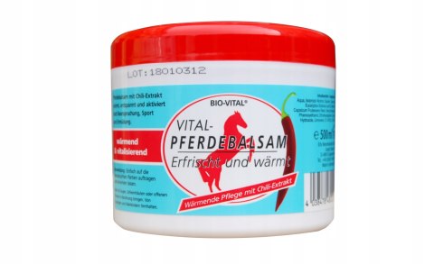 Maść końska Bio-Vital na bóle mięśniowo-stawowe 500 ml ROZGRZEWAJĄCA Maść końska Bio-Vital na bóle mięśniowo-stawowe 500 ml ROZGRZEWAJĄCA
