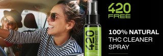 420FREE THC Cleaner Spray Usuwa THC CBD ze śliny do usuwania z ust i ciała