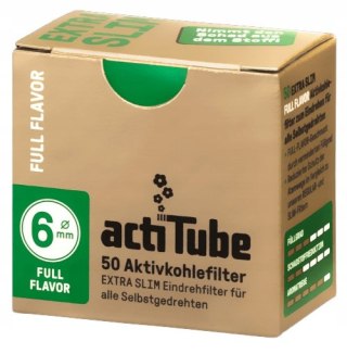 Filterki węglowe actiTube EXTRA SLIM 50 sztuk