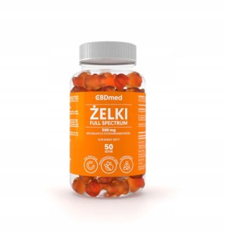 CBDmed żelki Na Lepsze Zdrowie Full Spectrum 500mg CBD 50szt