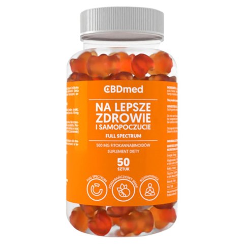 CBDmed żelki Na Lepsze Zdrowie Full Spectrum 500mg CBD 50szt CBDmed żelki Na Lepsze Zdrowie Full Spectrum 500mg CBD 50szt