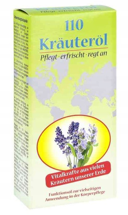 Kräuteröl 100ml-Olejek Ziołowy do Masażu, Relaks, Regeneracja, Uśmierza Ból