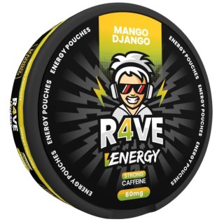 Woreczki Energy R4VE MANGO DJANGO STRONG 80 mg KOFEINY