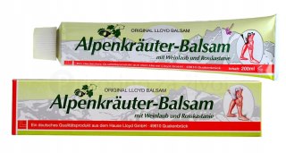Alpenkrauter Balsam Lloyd Maść Na Krążenie 200ml NIEMIECKA ORYGINALNA