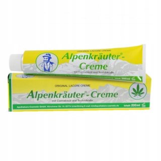 Alpenkrauter Creme NIEMIECKA Maść Przeciwbólowa + Cannabis 200ml ORYGINAŁ