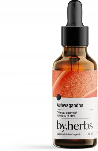 Ashwagandha MOCNY Ekstrakt PREMIUM Krople w płynie ADAPTOGEN 1500mg POLSKI