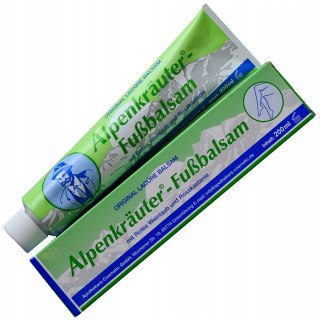 BALSAM NA NOGI Krem Apotheke Alpenkräuter - Maść NIEMIECKA Fussbalsam 200ml