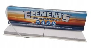 Bletki Elements CONNOISSEUR Ultra cienkie Bibułki King Size SLIM + Filterki