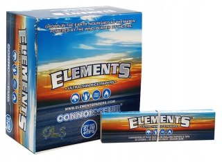 Bletki Elements CONNOISSEUR Ultra cienkie Bibułki King Size SLIM + Filterki