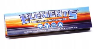 Bletki Elements CONNOISSEUR Ultra cienkie Bibułki King Size SLIM