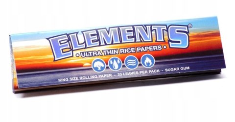 Bletki Elements CONNOISSEUR Ultra cienkie Bibułki King Size SLIM Bletki Elements CONNOISSEUR Ultra cienkie Bibułki King Size SLIM