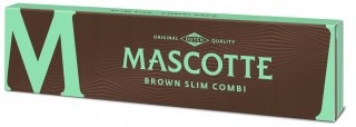 Bletki MASCOTTE Brown KS Slim + Filters|34 szt.
