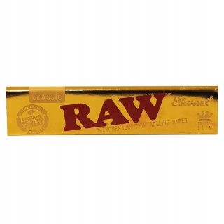 Bletki RAW Ethereal NATURALNE Bibułki KS Slim FENOMENALNIE CIENKIE 32 szt.