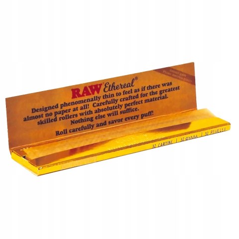 Bletki RAW Ethereal NATURALNE Bibułki KS Slim FENOMENALNIE CIENKIE 32 szt. Bletki RAW Ethereal NATURALNE Bibułki KS Slim FENOMENALNIE CIENKIE 32 szt.
