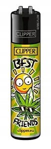 Clipper ORYGINALNA zapalniczka gazowa do bonga 3000 zapaleń BEST FRIENDS
