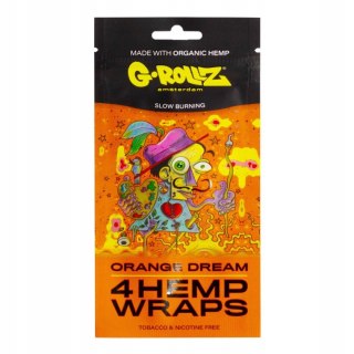 G-Rollz Blunt Wrap ORANGE Bletki PREMIUM bibułki HOLANDIA 4 szt.