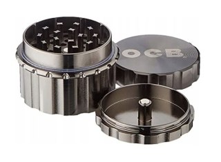 Grinder OCB ORYGINAŁ Kraszer PREMIUM Młynek do ziół tytoniu suszu CBD 4 cz.