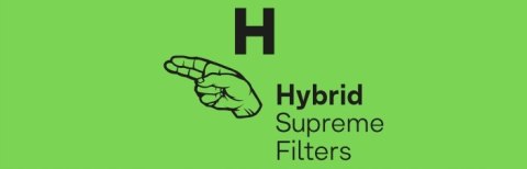 HYBRID SUPREME Aktywne filterki węglowe Filtry z węglem aktywnym 55 szt. HYBRID SUPREME Aktywne filterki węglowe Filtry z węglem aktywnym 55 szt.