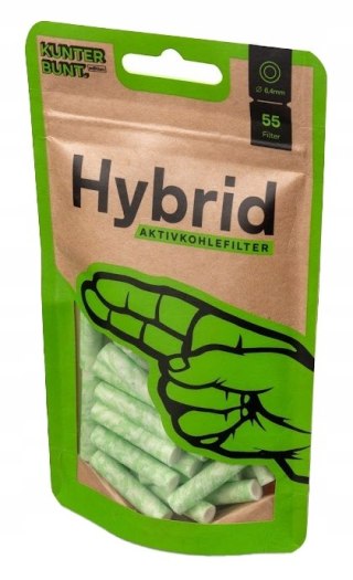 HYBRID SUPREME Aktywne filterki węglowe Filtry z węglem aktywnym 55 szt.