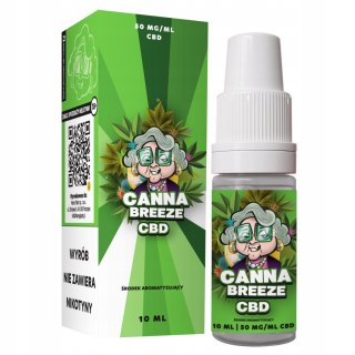 Liquid CBD Canna Breeze Babcia Marysia Płyn Olejek bez THC VAPE 10ML 500MG