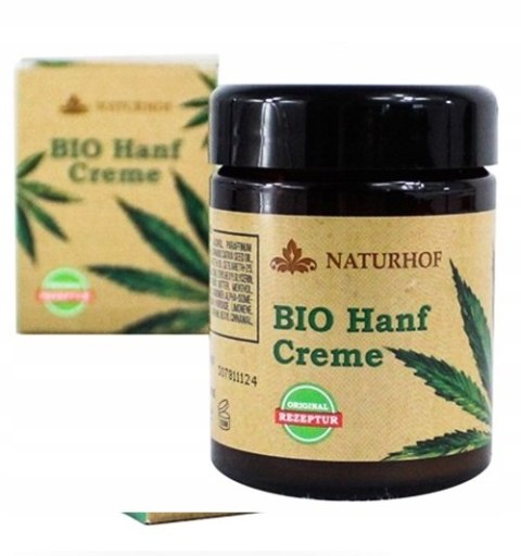 Organiczny krem konopny Naturhof 100ml dla skóry suchej i wrażliwej Organiczny krem konopny Naturhof 100ml dla skóry suchej i wrażliwej