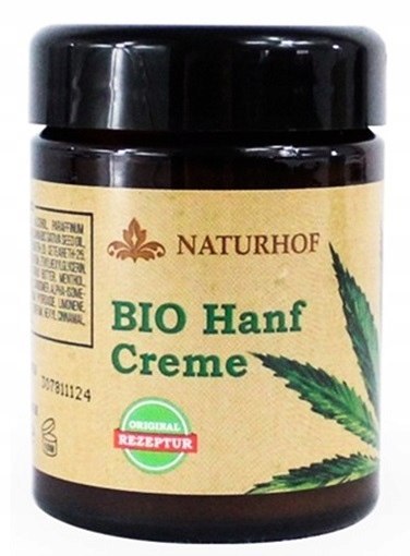 Organiczny krem konopny Naturhof 100ml dla skóry suchej i wrażliwej Organiczny krem konopny Naturhof 100ml dla skóry suchej i wrażliwej