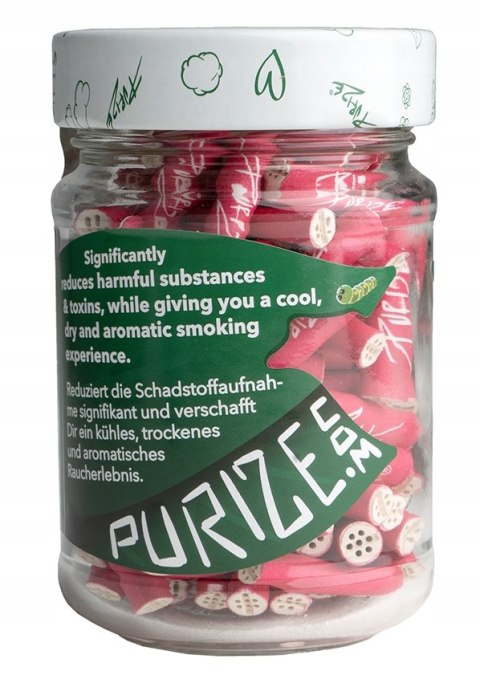 PURIZE Xtra Slim|Aktywne Filtry węglowe|Filterki z węglem aktywnym 100 szt. PURIZE Xtra Slim|Aktywne Filtry węglowe|Filterki z węglem aktywnym 100 szt.