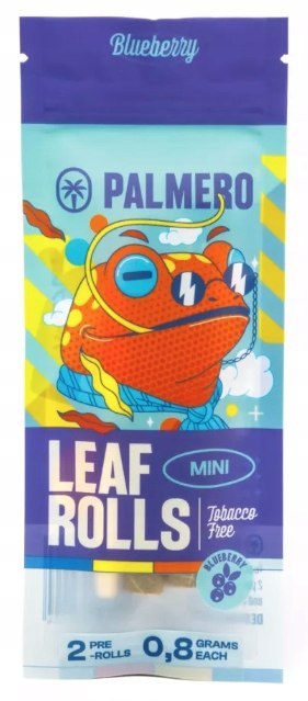 Palmero BLUEBERRY Gotowy joint PREMIUM Bletki bibułki z liścia palmowego