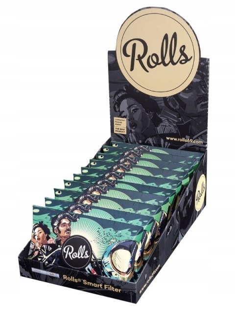 Rolls REGULAR Aktywne filterki węglowe Filtry do jointów papierosów 60 szt. Rolls REGULAR Aktywne filterki węglowe Filtry do jointów papierosów 60 szt.