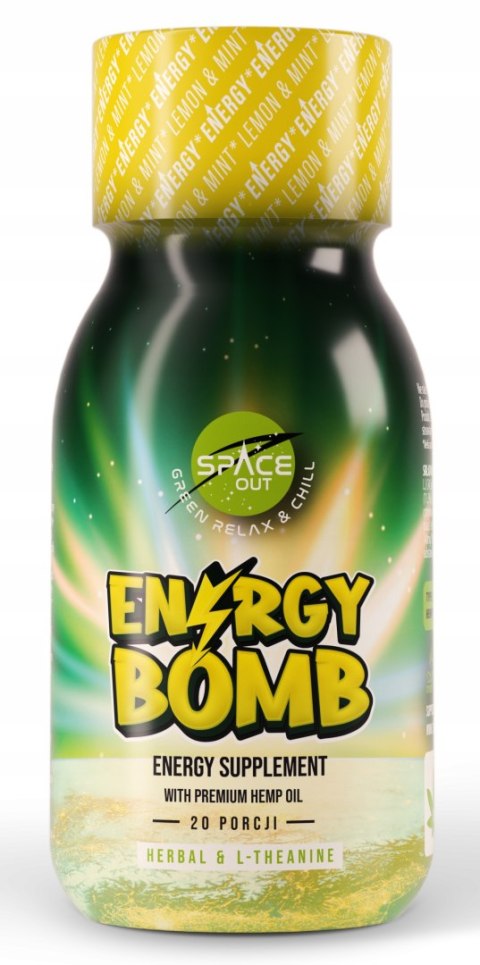 SpaceOut ENERGY BOMB Unc. Green Hemp Shot Space Out Olej konopny Olejek CBD SpaceOut ENERGY BOMB Unc. Green Hemp Shot Space Out Olej konopny Olejek CBD