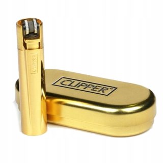 Zapalniczka gazowa Clipper Metal ORYGINALNA do bonga w pudełku na prezent