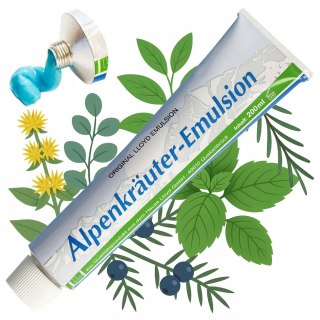 Alpenkrauter Emulsion NIEMIECKA Emulsja Maść Przeciwbólowa 200ml ORYGINAŁ