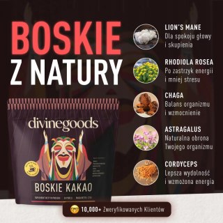 BOSKIE KAKAO Soplówka Jeżowata Lions Mane Mniszek Lekarski Różeniec Górski