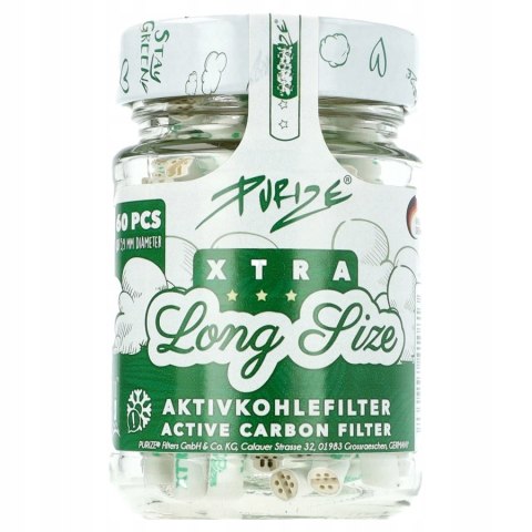 PURIZE XTRA Long Aktywne Filtry węglowe Filterki z węglem aktywnym 60 szt. PURIZE XTRA Long Aktywne Filtry węglowe Filterki z węglem aktywnym 60 szt.